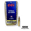 CCI V-MAX 17 HMR 17 GRAIN POLYMER TIP 2550 FPS 50 ROUND BOX
