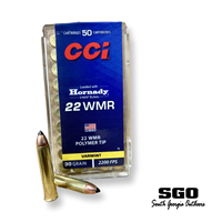 CCI 22 WMR 30 GR V-MAX POLYMER TIP 50 ROUND BOX