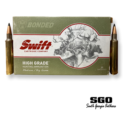 SWIFT 300 WBY MAG 180 GR. SCIROCCO BONDED 1750 FPS 20 ROUND BOX