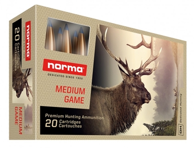 NORMA 308 WIN 180GR BONDSTRIKE MEDIUM GAME EXTREME LONG RANGE 20 ROUND BOX