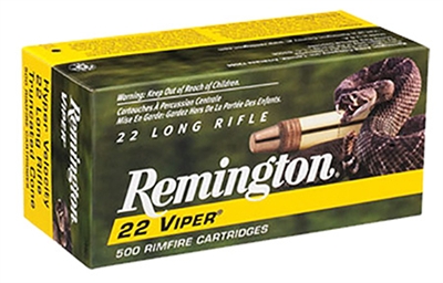 REMINGTON VIPER 22 LR HIGH VELOCITY 500 RND BRICK