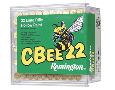 REMINGTON 22LR CBEE22 LOW NOISE HOLLOW POINT 100 RND BOX 33GR