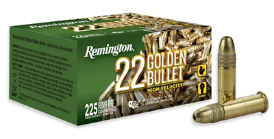 REMINGTON 22LR 36GR GOLDEN BULLET 225 RND BOX