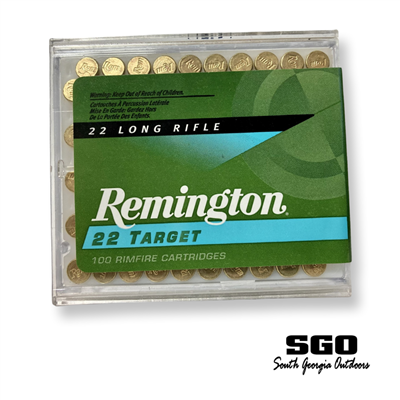 REMINGTON TARGET STANDARD VELOCITY 22 LONG RIFLE 40 GRAIN ROUND NOSE 100 ROUND BOX