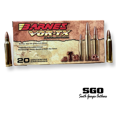 BARNES VOR-TX 223 REMINGTON 55 GR. TSX FP 3240 FPS 20 ROUND BOX