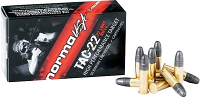 NORMA TAC-22 22LR 40GR LN 500 RNDS HIGH PERFORMANCE TARGET