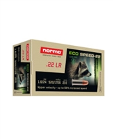 NORMA ECO SPEED-22  22LR 24 GR 1706 FPS 500 ROUNDS