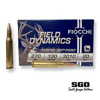 FIOCCHI FIELD DYNAMICS 270 WIN 130 GR PSP 20 ROUND BOX