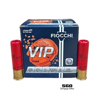 FIOCCHI VIP TARGET 28 GA 2-3/4'' 3/4 OZ 1200 FPS #8 SHOT 28VIP8 250 ROUND CASE