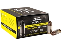 NOVX ENGAGEMENT: EXTREME 380 AUTO 56 GR 1300 FPS HOME AND SELF DEFENSE 20 ROUND BOX