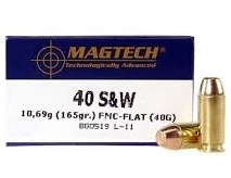 MAGTECH 40G 40 S&W 165 FMC FLAT 50 RND BOX