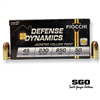 FIOCCHI DEFENSE DYNAMICS 45 AUTO 230 GR. JHP 850 FPS 50 ROUND BOX