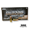 CCI BLAZER BRASS 9MM LUGER 115 GR FMJ 50 ROUNDS * NO LIMITS*