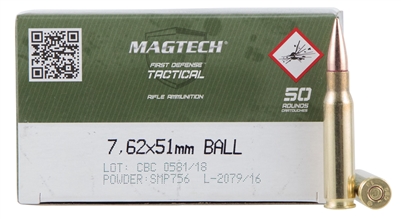 MAGTECH 7.62X51MM M80 147GR BRASS FMJ 400 ROUND CASE