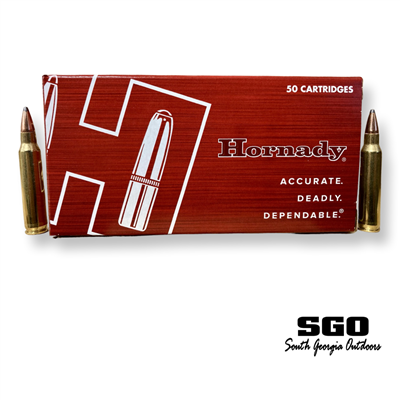 HORNADY 223 REM 55 GR. SPIRE POINT 3240 FPS 50 ROUND BOX