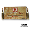 HORNADY CUSTOM LITE REDUCED RECOIL 7MM-08 REM 120 GR SST 2675 FPS 20 ROUND BOX