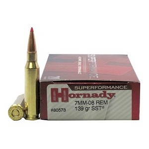 HORNADY SUPERFORMANCE 7MM-08 139GR SST 20 RND BOX