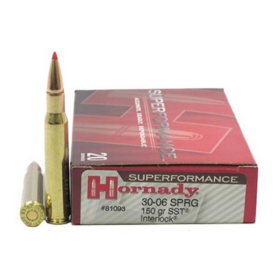 HORNADY 30-06 SPRG 150 GR SST SUPERFORMANCE 20 RND BOX