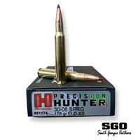 HORNADY PRECISION HUNTER 30-06 SPRG 178 GR. ELD-X 20 ROUND BOX