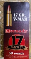 HORNADY 17 MACH 2 17 GR VMAX 50 RND BOX