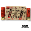 HORNADY HEAVY MAGNUM COYOTE 12 GA. 00 BUCKSHOT NICKEL PLATED 3'' 4 DR E.Q. 1 1/2 OZ.  10 ROUND BOX