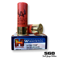 HORNADY AMERICAN WHITETAIL 12 GAUGE 2 3/4" 1 OZ. RIFLED SLUG 5 ROUND BOX