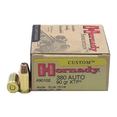 Hornady .380 ACP 25 RND BOX XTP 90GR *NO LIMITS*