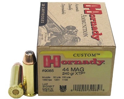 HORNADY CUSTOM 44 MAG 240 GR XTP 20 RND BOX