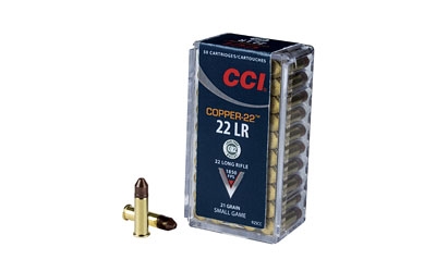 CCI 22LR COPPER-22 925CC 50 RND BOX 21GRHP 1850FPS