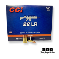CCI AR TACTICAL 22 LR COPPER PLATED TARGET 40 GR RN 300 RND BOX 1200 FPS *NO LIMITS*