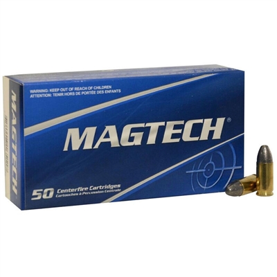 Magtech 9mm Luger 124 gr Brass LRN 50 Rounds *NO LIMIT*