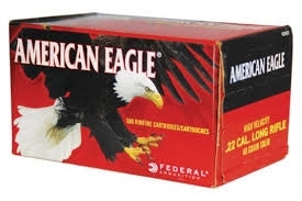 FEDERAL AMERICAN EAGLE 22LR 40GR SOLID HV 500 RND Brick *NO LIMITS*