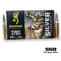 BROWNING SILVER SERIES 270 WIN 150 GR. PLATED SOFT POINT 2850 FPS 20 ROUND BOX