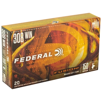 FEDERAL FUSION 308 WIN 150 GR 20 RND BOX