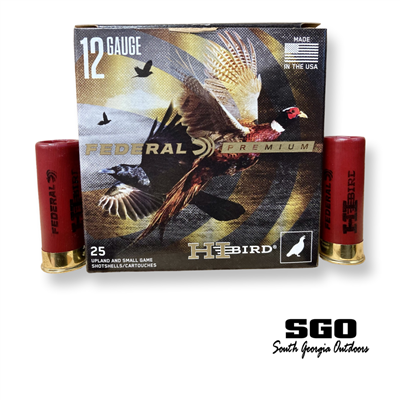 FEDERAL HI-BIRD 12 GAUGE 2-3/4'' 1-1/4OZ #6 LEAD 1330 FPS 250 ROUNDS