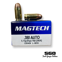 MAGTECH 380 AUTO ACP 95GR FMJ 50 ROUND BOX