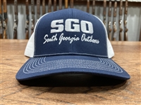 SOUTH GEORGIA OUTDOORS NAVY BLUE/WHITE OUTDOOR CAP