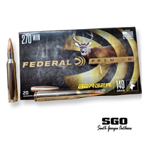 FEDERAL PREMIUM 270 WIN 140 GRAIN BERGER HYBRID HUNTER 20 ROUND BOX