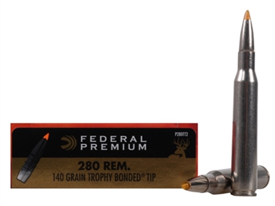 FEDERAL PREMIUM 280 REM 140GR TROPHY BINDED TIP 20RND BOX