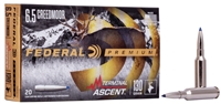 FEDERAL PREMIUM TERMINAL ASCENT 6.5 CREEDMOOR 130 GRAIN 2800 FPS 20 ROUND BOX