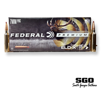 FEDERAL PREMIUM 7MM PRC 175 GRAIN ELD-X 3000 FPS  20 ROUND BOX