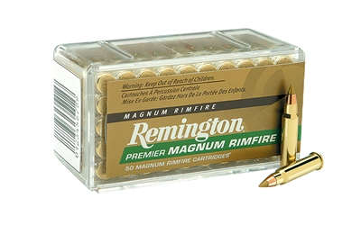 REMINGTON PREMIER MAGNUM RIMFIRE 17HMR 50 RND BOX 17 GR