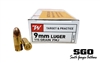 WINCHESTER TARGET 9MM LUGER 115 GR FMJ Q4172 FACTORY SECONDS 500 ROUNDS