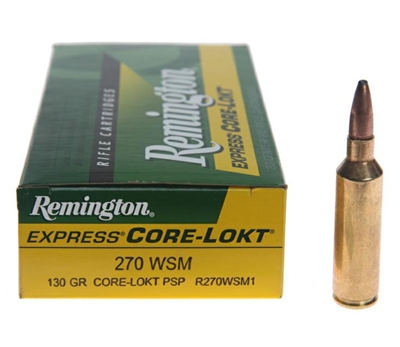 REMINGTON 270WSM 130GR CORE-LOKT PSP