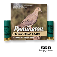 REMINGTON HEAVY DOVE LOADS 12 GA. 2 3/4'' 1255 FPS 1 1/8 OZ. #7 1/2 SHOT 250 ROUND CASE