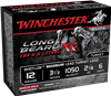 WINCHESTER LONGBEARD XR SHOT-LOK MAGNUM LEAD TURKEY LOAD 12 GA 3 -1/2 IN 1050 FPS 2-1/8 OZ #6 SHOT 10 ROUND BOX