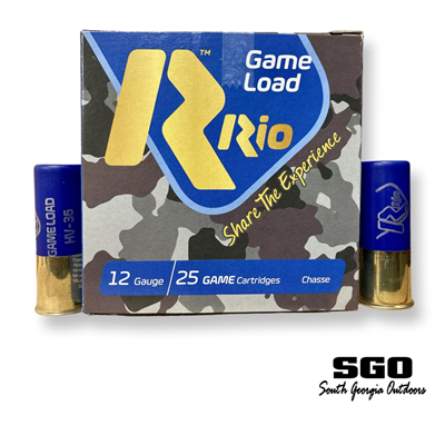 RIO Game Load High Velocity 12 Gauge 3-3/4 DRAM 2-3/4" #8 Shot "HIGH BRASS" 250 Rounds