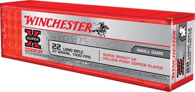 WINCHESTER 22LR 37GR 1330 FPS CP-HP 100 RND BOX  *NO LIMITS*