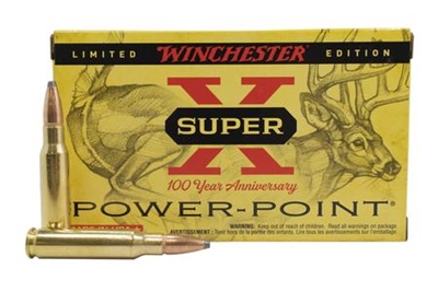 WINCHESTER 100 Year Anniversary 308 WIN 150GR 2820 FPS  SUPER X POWER-POINT 20 ROUND BOX