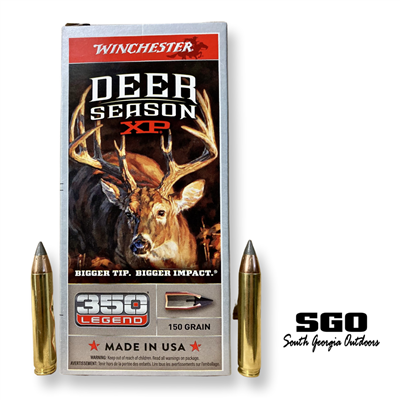 WINCHESTER DEER SEASON XP 350 LEGEND 150 GR. EXTREME POINT 2325 FPS 20 ROUND BOX